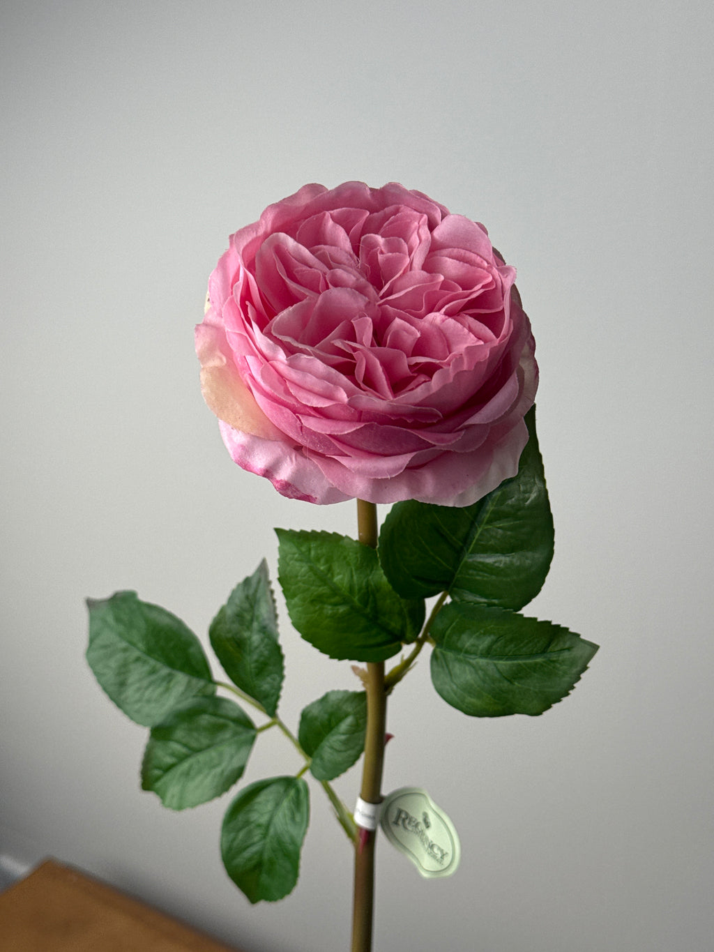 Artificial Pink English Rose