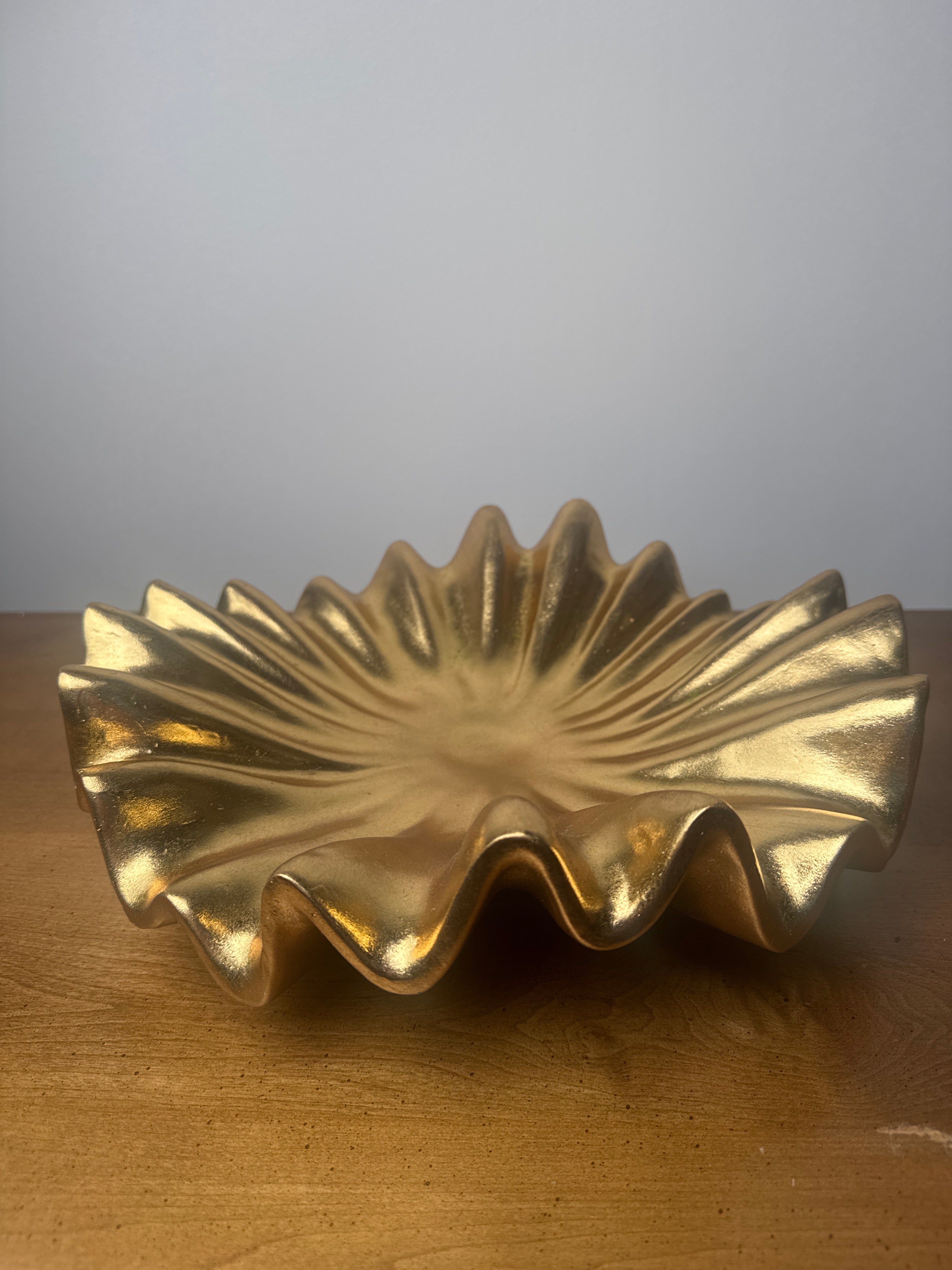 Gold Ruffle Tray