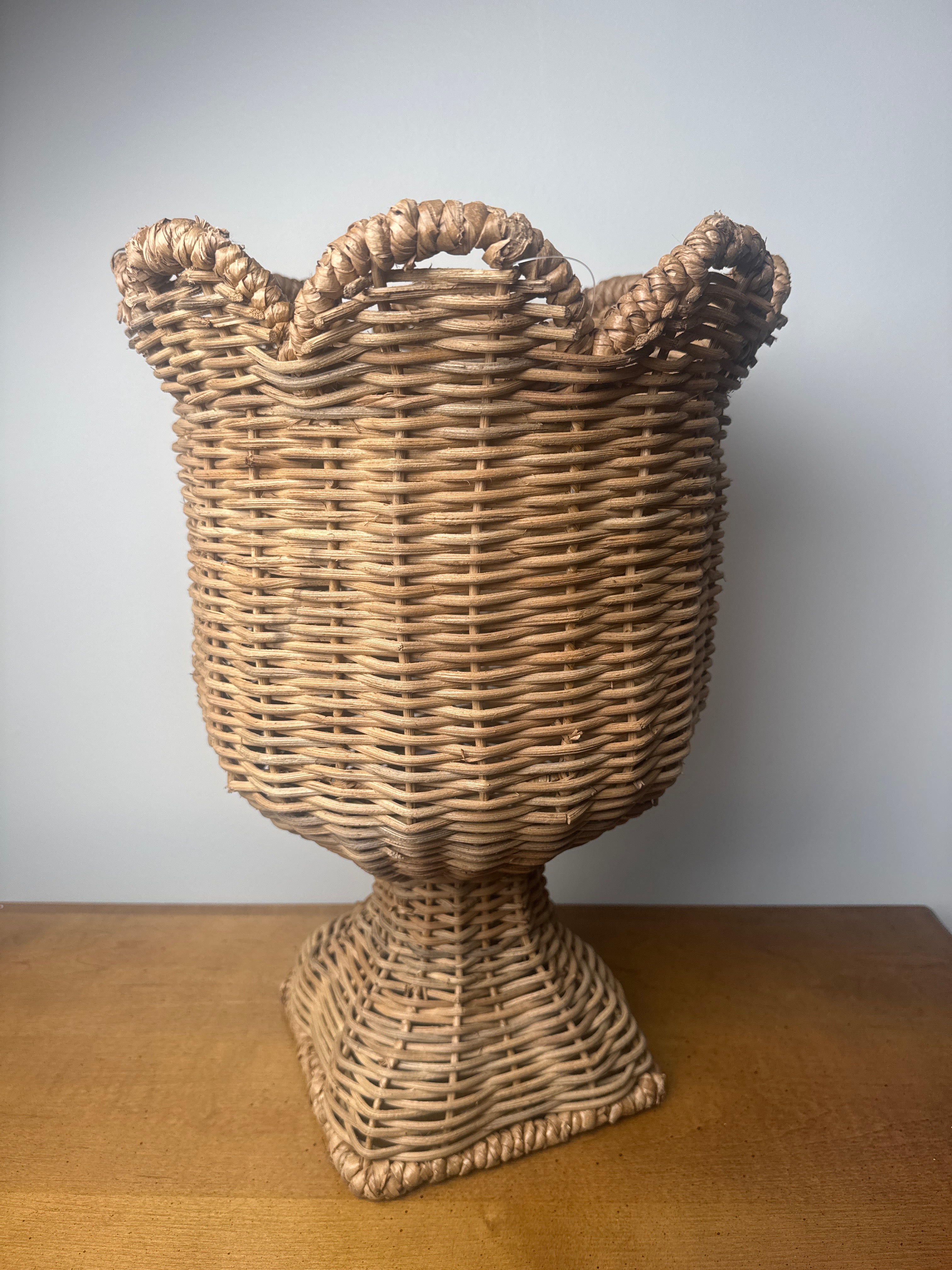 18 Inch Wicker Urn