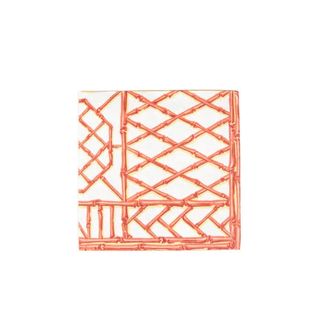 Caspari Paper Linen Cocktail Napkin
