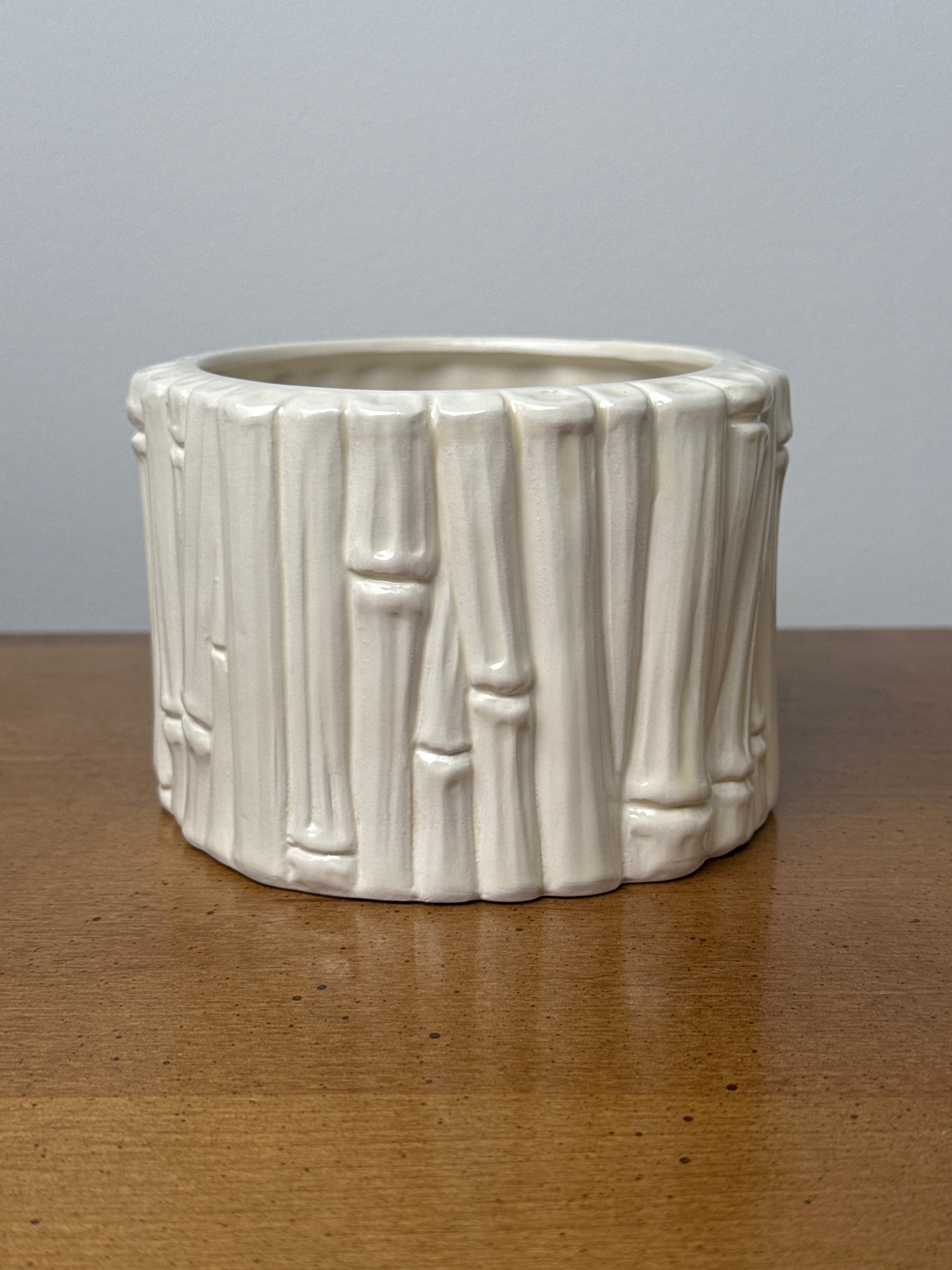 Small Bamboo Cache Pot