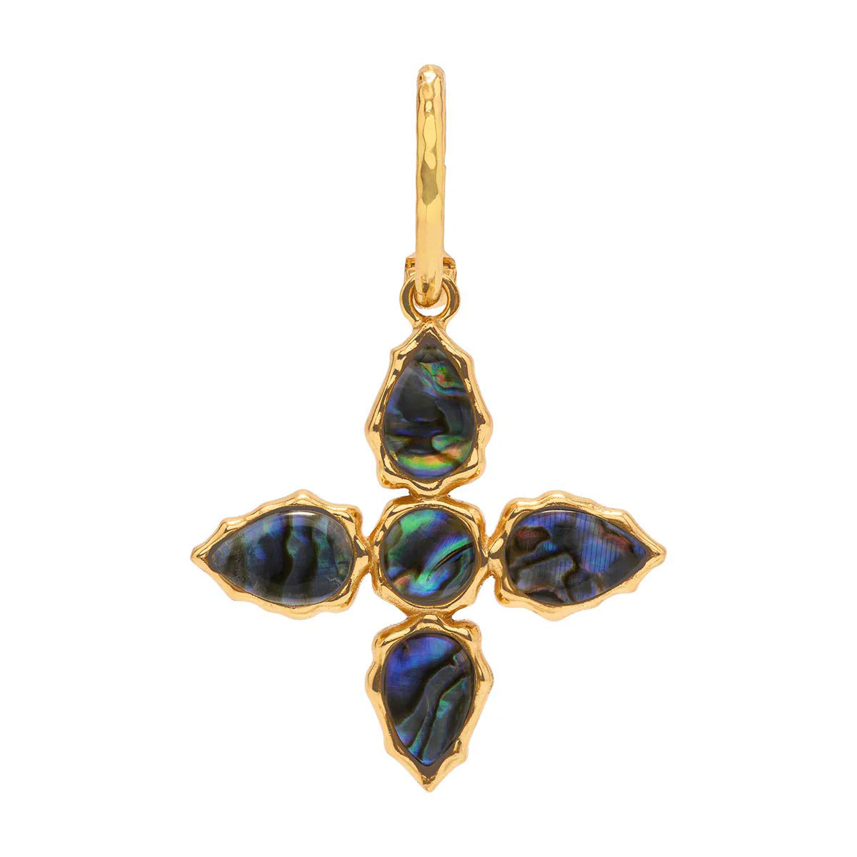 Double Sided Charm/Pendant - Abalone/MOP by Capucine De Wulf