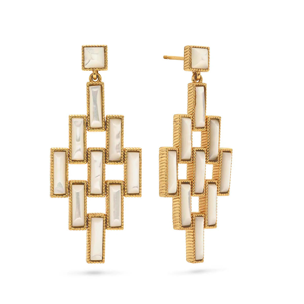 Post Drop Earrings - MOP by Capucine De Wulf