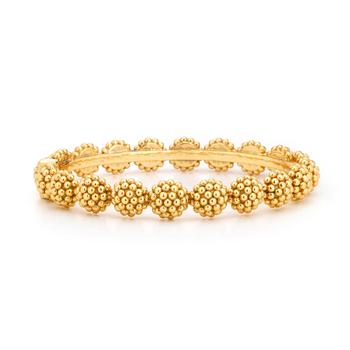 Eternity Hinged Bangle - Gold by Capucine De Wulf