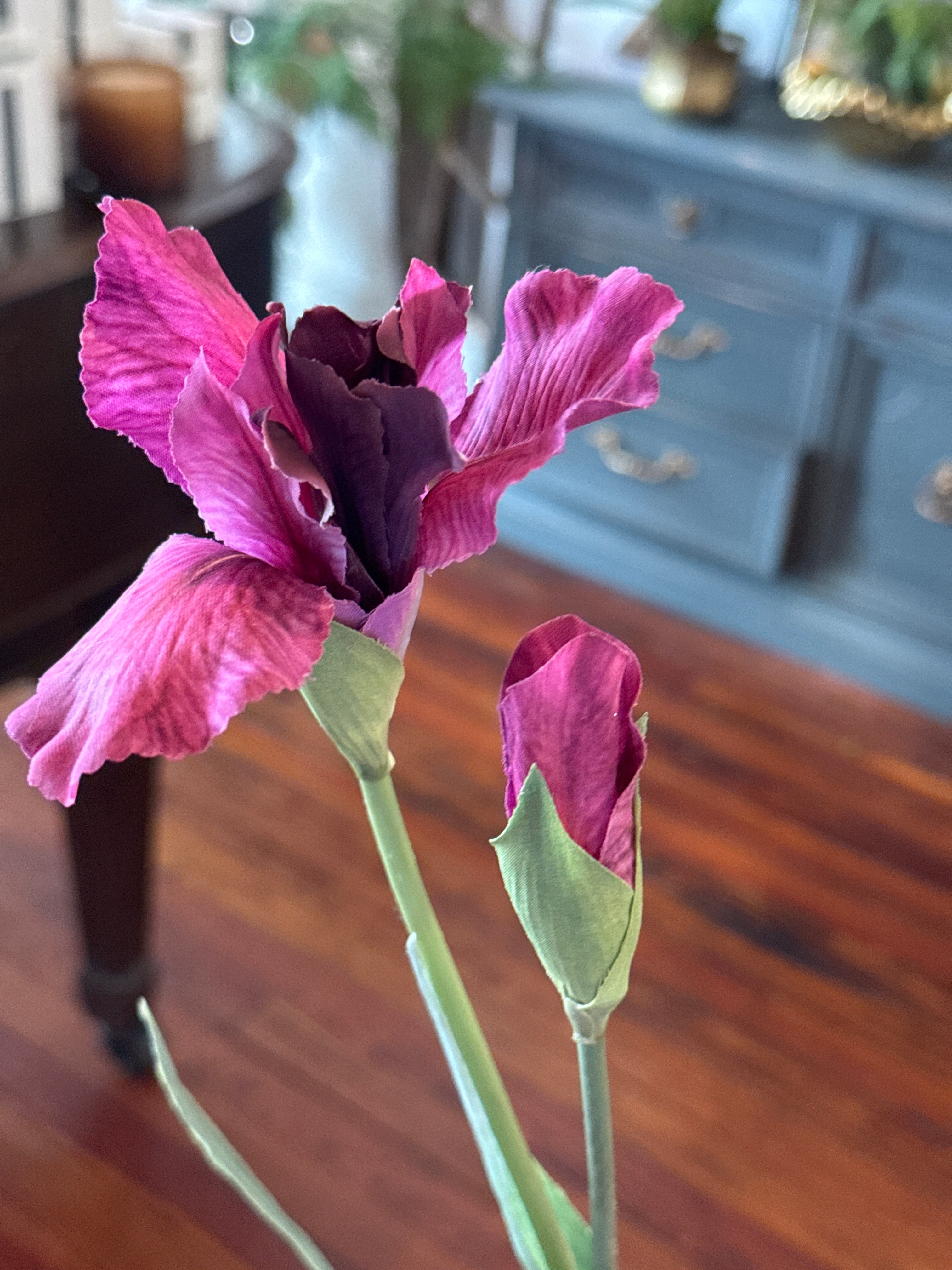 Artificial Purple Iris Stem