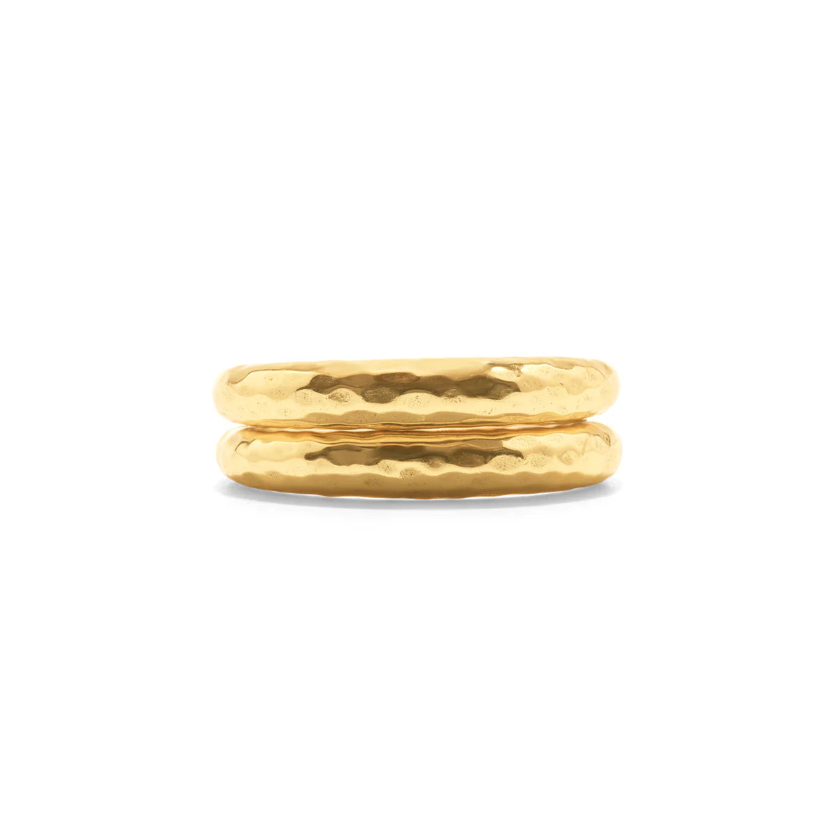 CLEOPATRA Slice Stacking Ring Set Size 8 - Gold