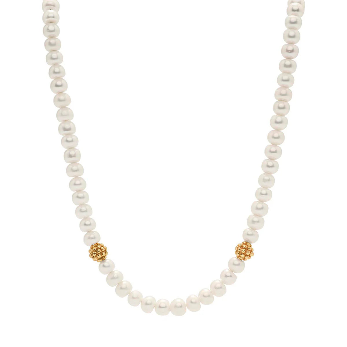 Single Strand Necklace, 16"+2'' - Pearl by Capucine De Wulf