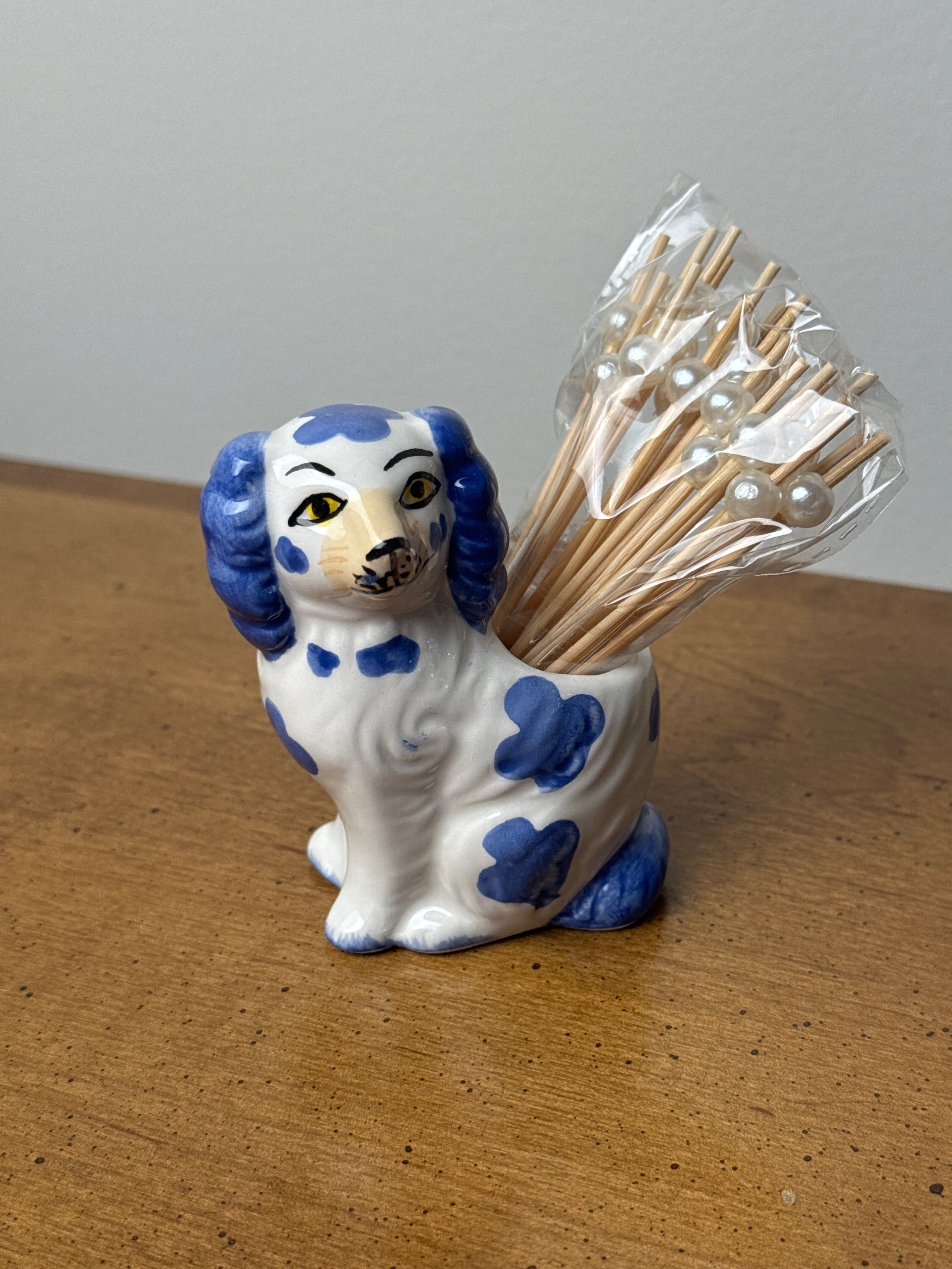 Staffordshire Dog Toothpick Holder
