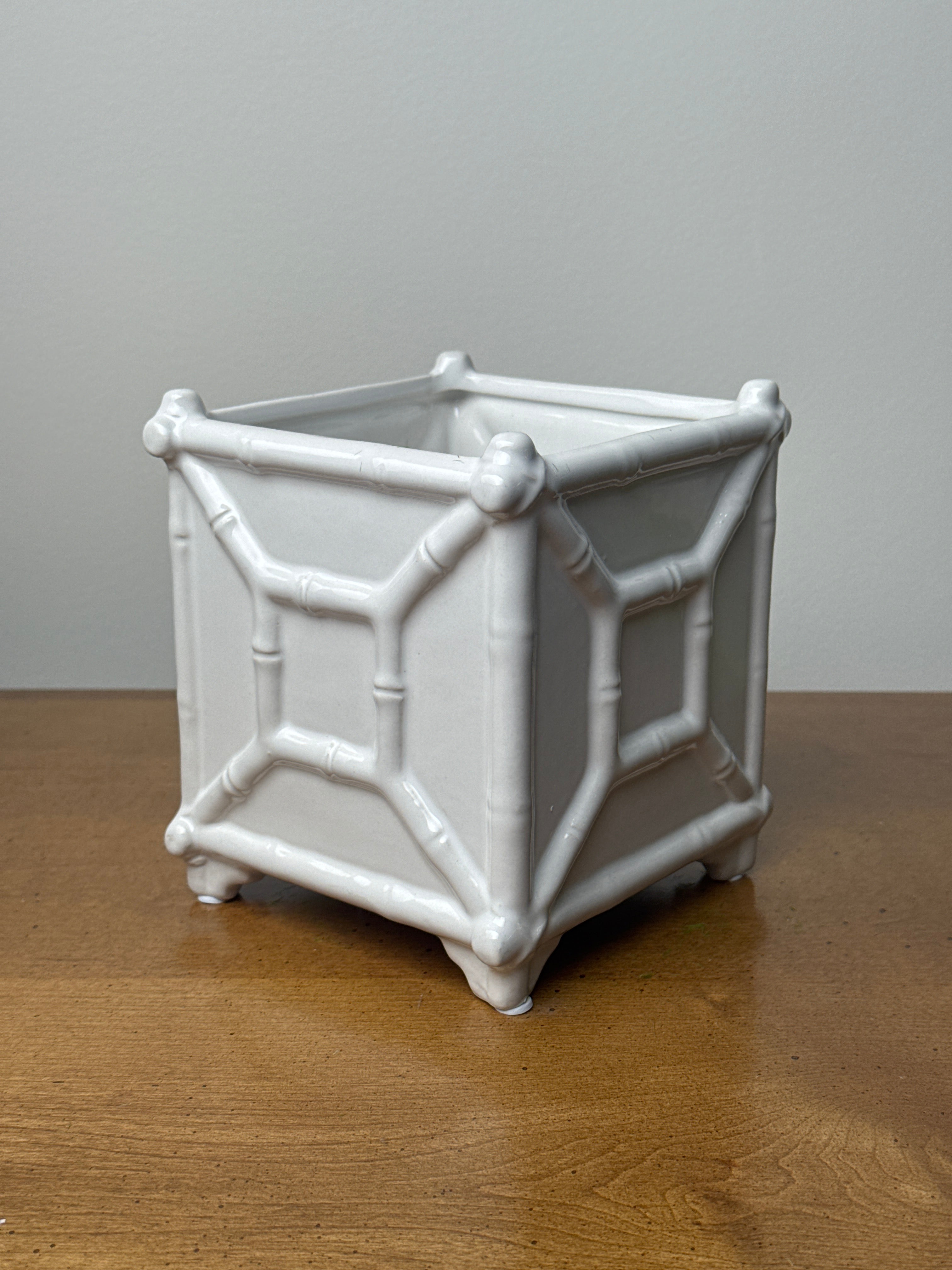 Small Bamboo Cache Pot
