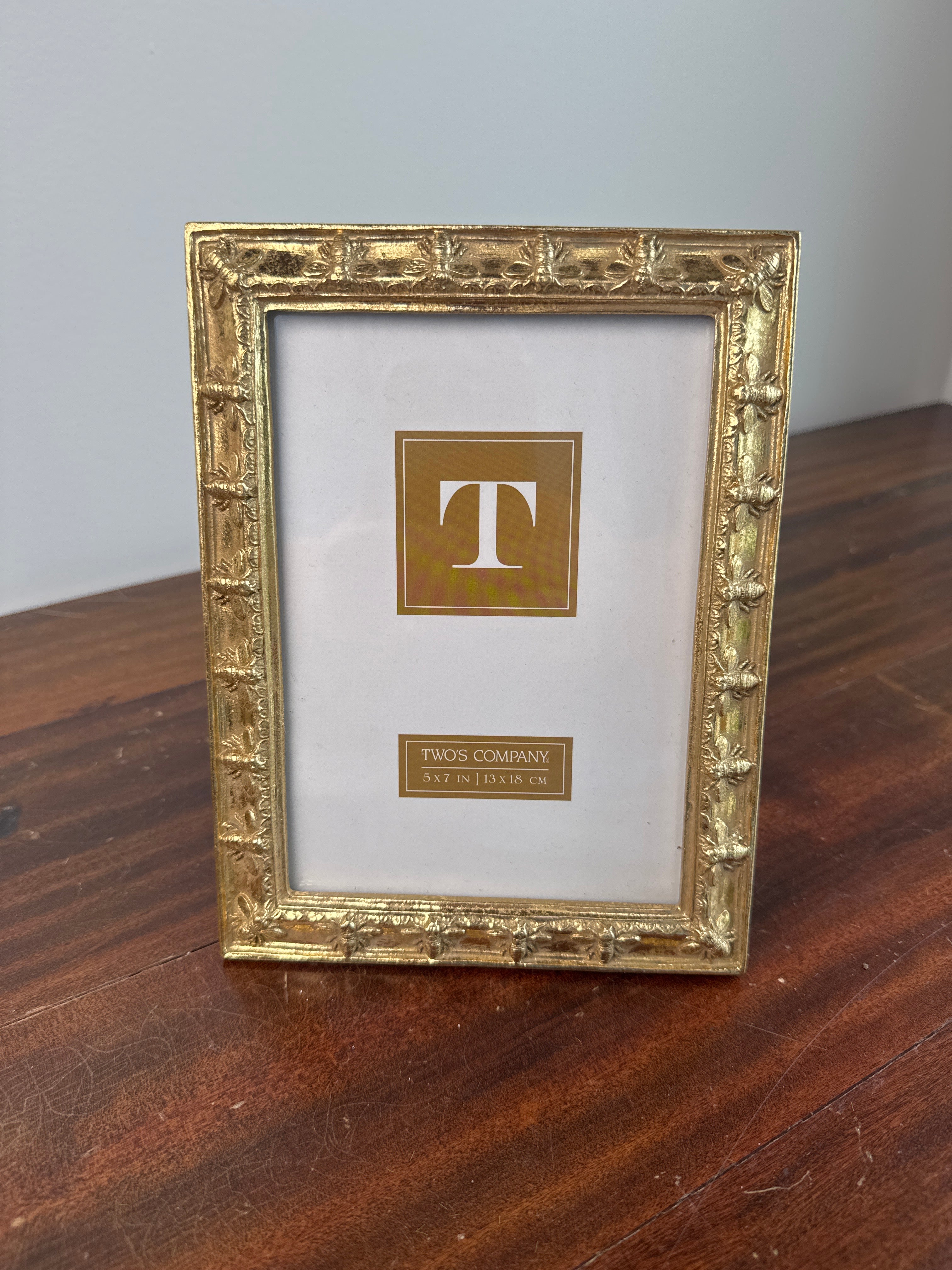 5x7 Gold Bee Frame