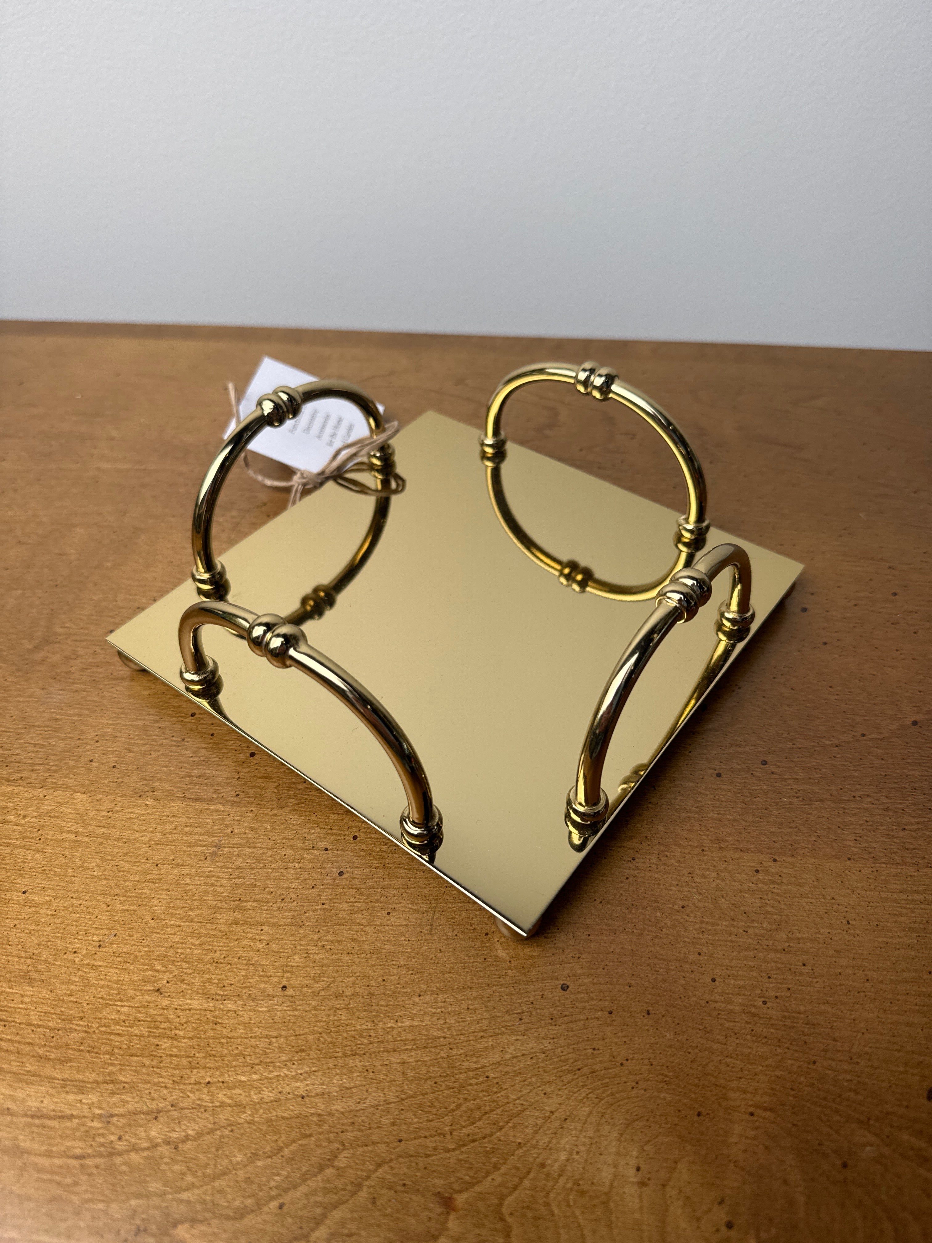 Gold Cocktail Napkin Holder