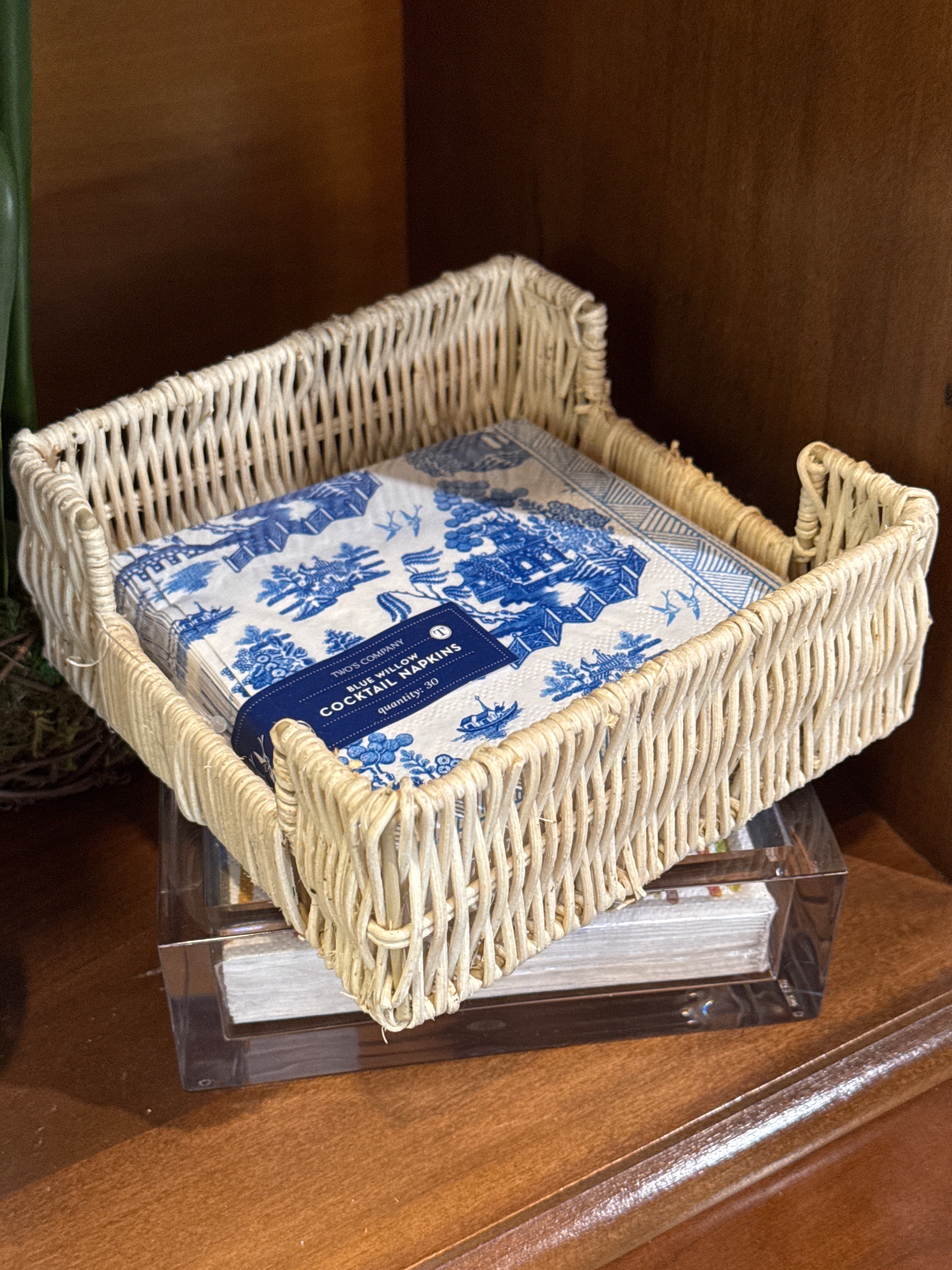 Rattan Napkin Holder