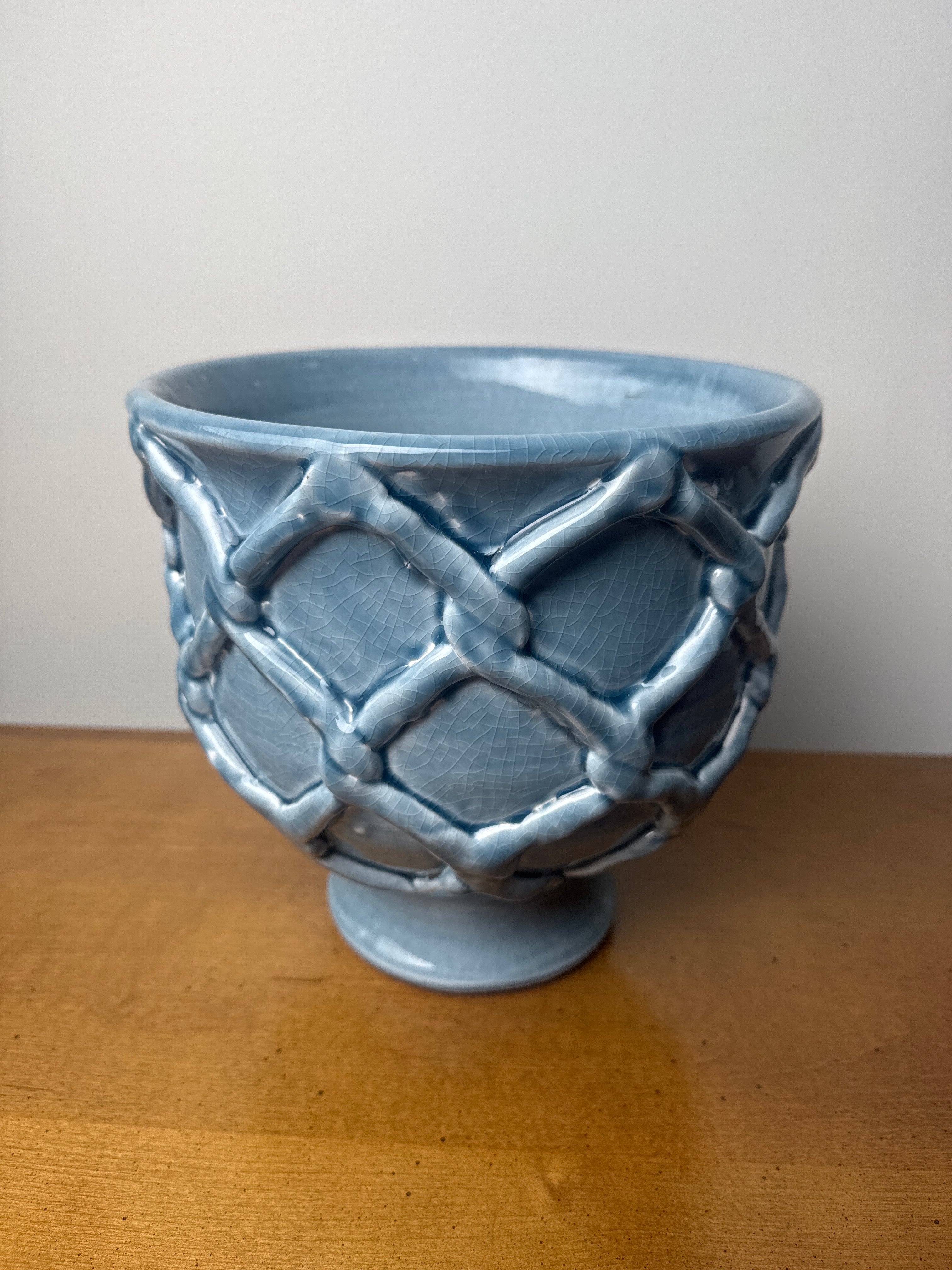 Blue Cache Pot