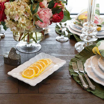 Bella Bianca Small Rectangular Platter