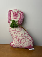 Pink Staffordshire Dog Pillow