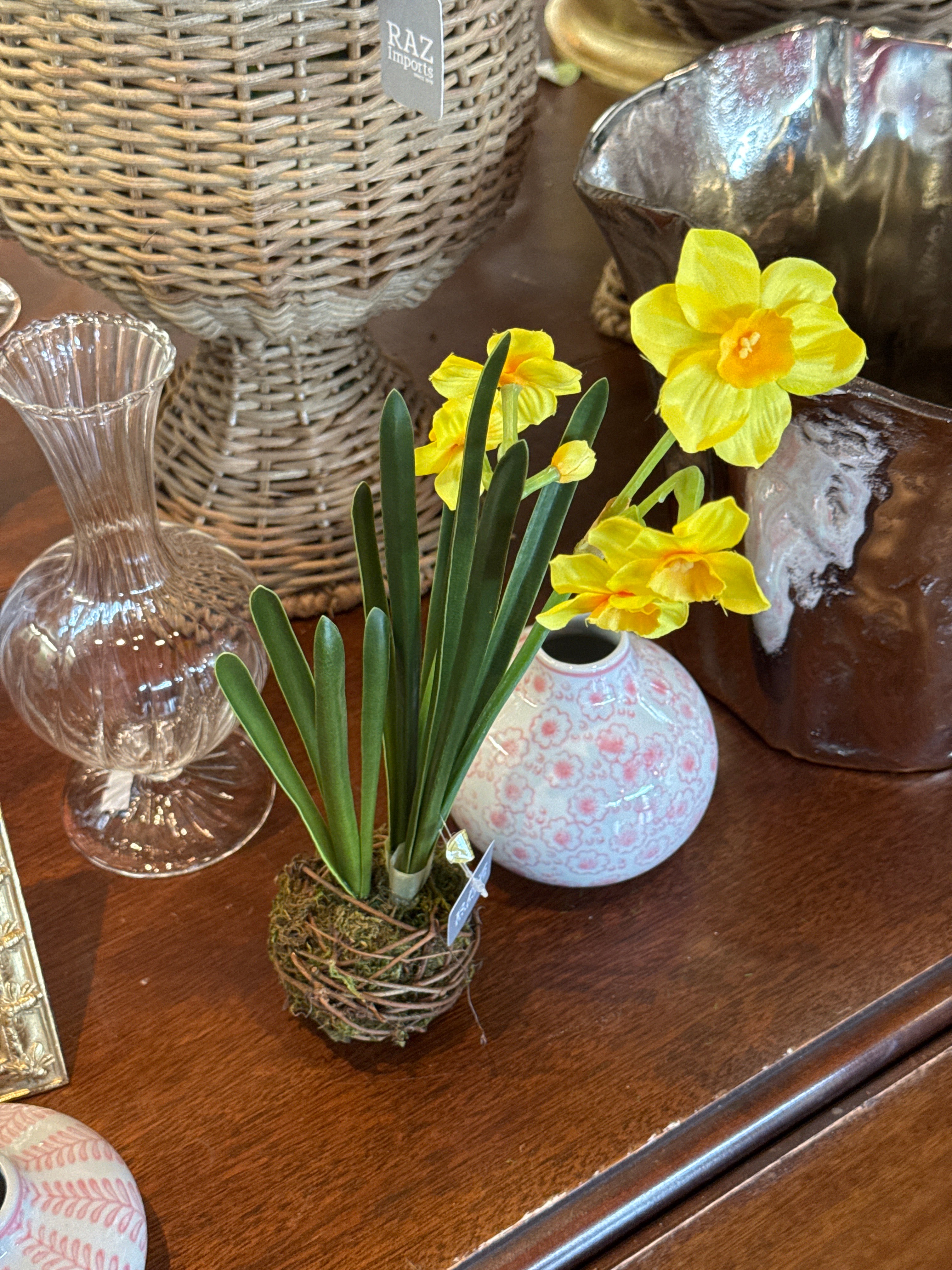 Artificial Yellow Daffodil Drop In