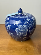 Blue and White Chinoiserie Jar