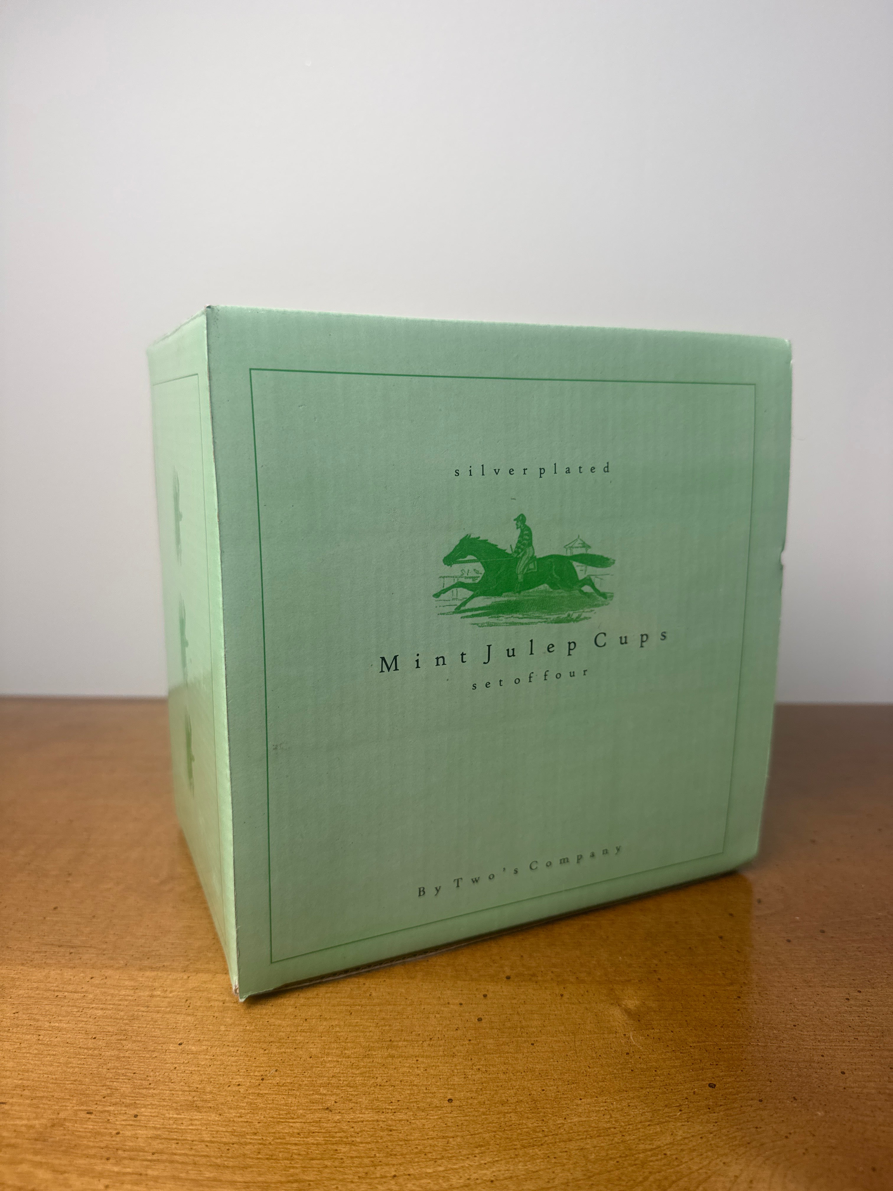 Silver plated Mint Julep Cups Set of 4