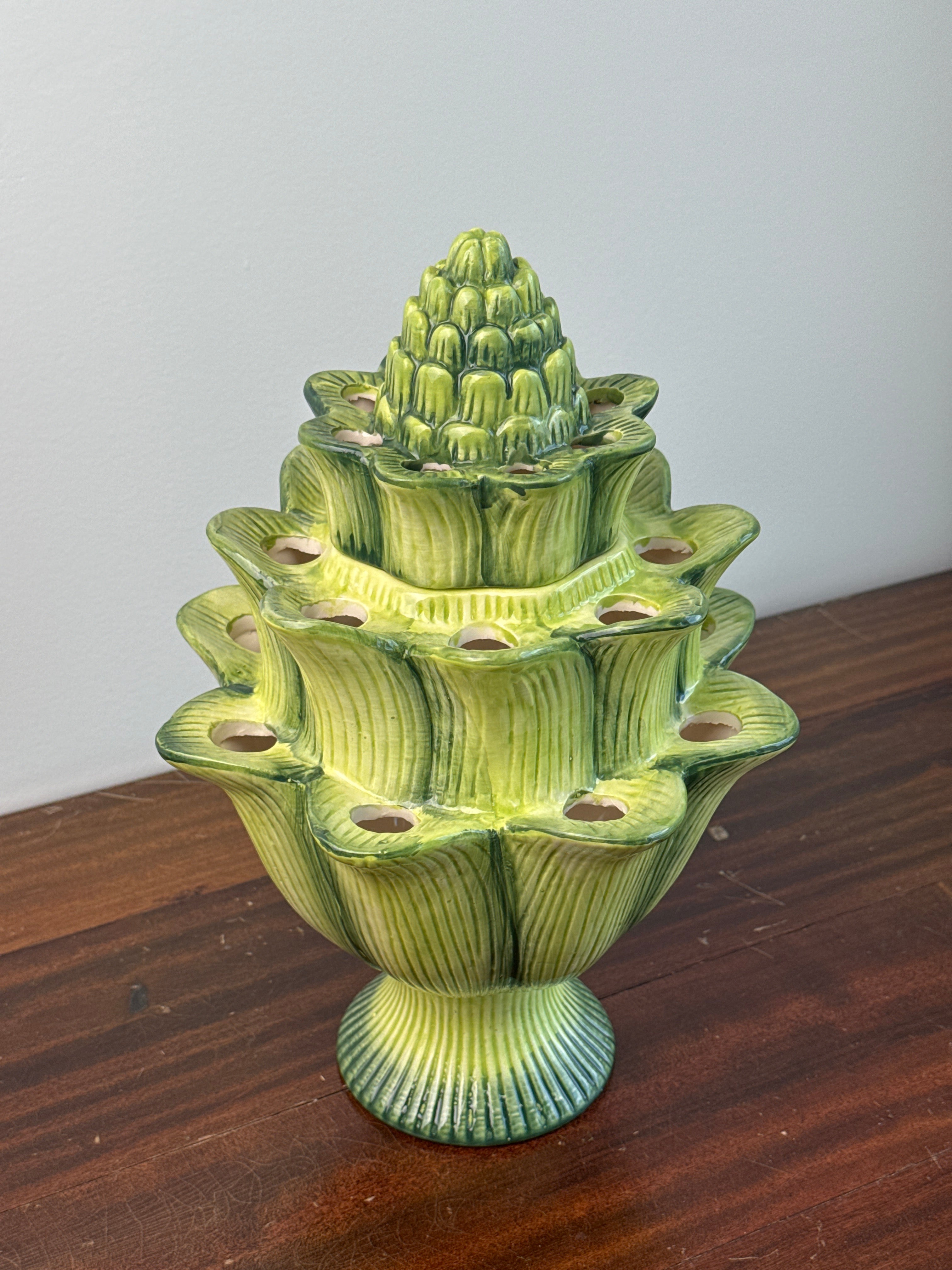 Large Green Artichoke Tulipiere