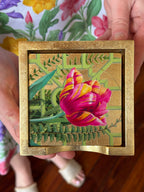 Lacquerware Coaster Set