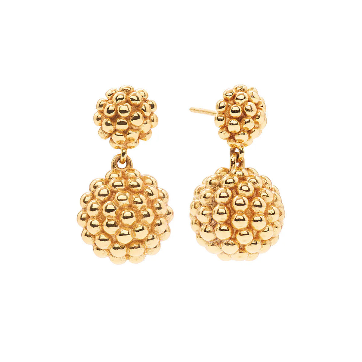 Double Drop Earrings - Gold by Capucine De Wulf