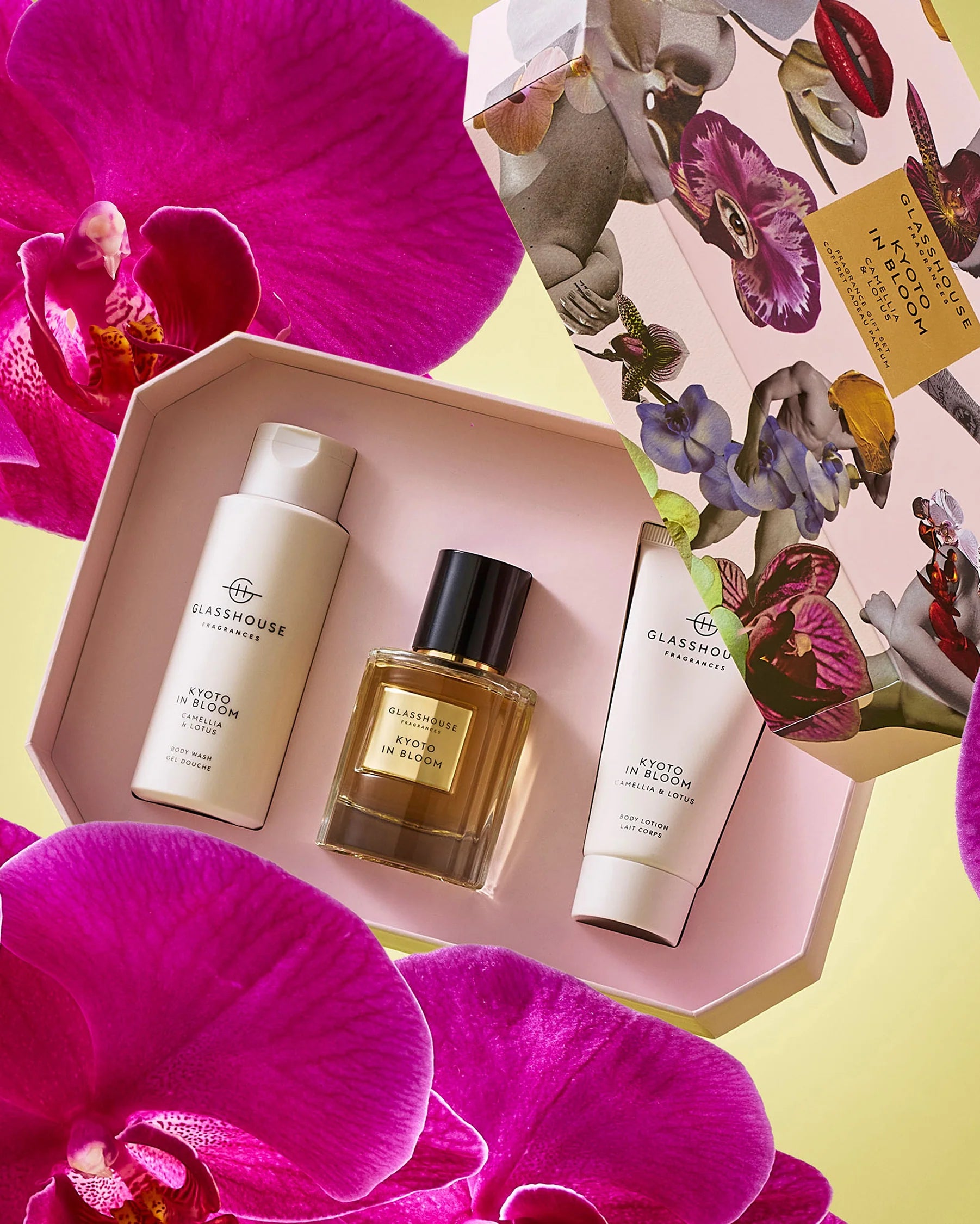 Kyoto In Bloom Gift Set by Glasshouse Fragrances