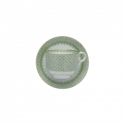 Apple Lace Tea Cup & Saucer
