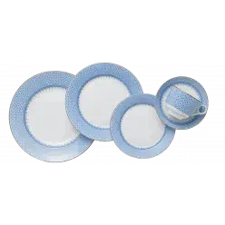Cornflower Lace 5 pc Place Setting