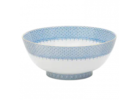Cornflower Lace Round Serving Bowl