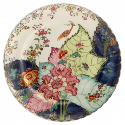 Tobacco Leaf Dinner Plate Mottahedeh